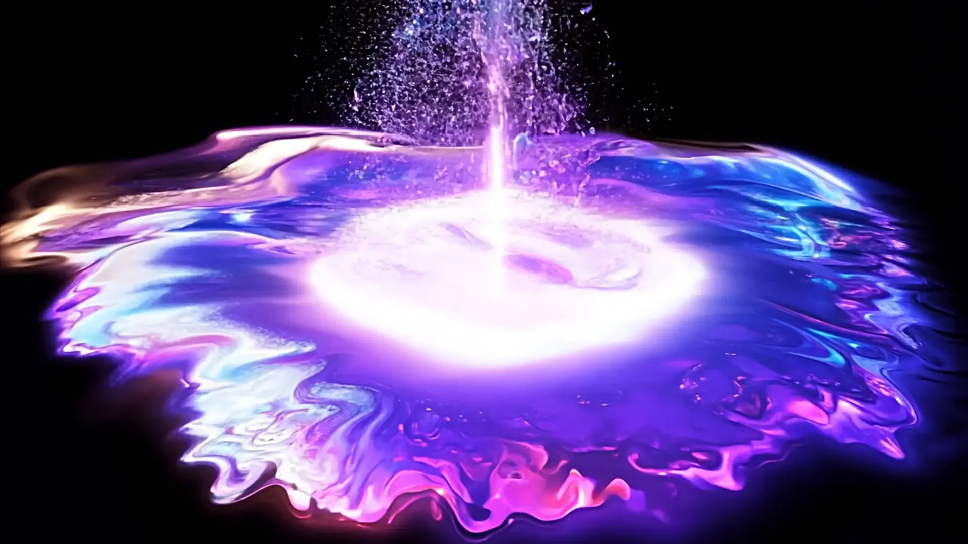 Vibrant Fluid Splash Background for Logo Animation